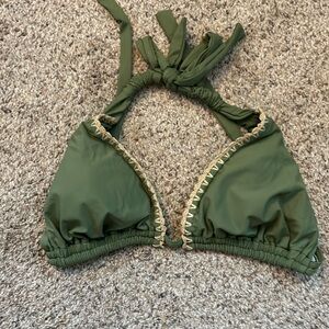 Army Green Bikini Top
